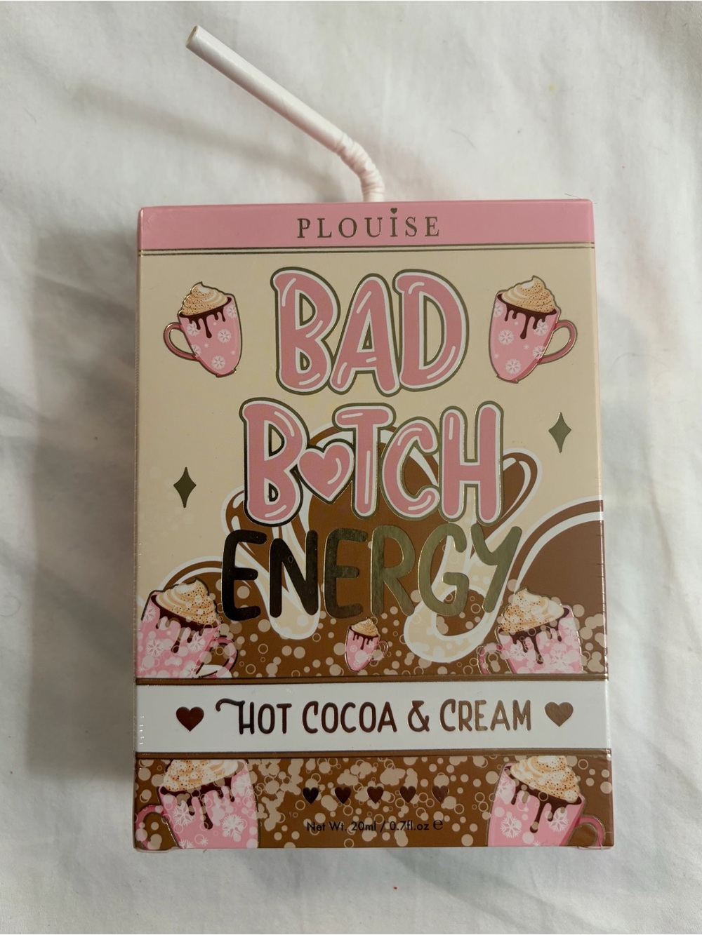 P.Louise Bad B*tch Energy Lip Duo Hot Cocoa & Cream New Sealed